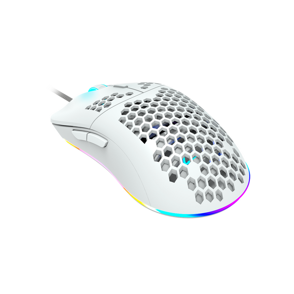Canyon Puncher 7 Button Light Weight (69 g) Gamning Mouse - White - Special Offer