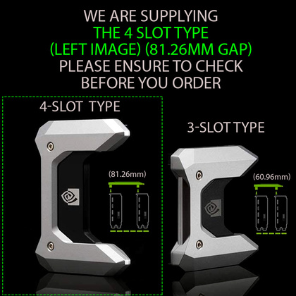 Nvidia  Geforce RTX Nvlink 4slot (81.26mm) Bridge, 2-Way for RTX 2080 / 2080 Ti