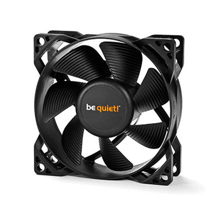 Be Quiet Pure Wings 2 8Cm Case Fan, Rifle Bearing, Black, Ultra Quiet