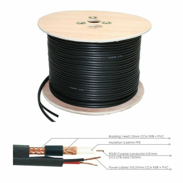 Cctv cable 100m clearance