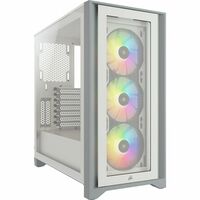 Corsair  iCUE 4000X RGB White Mid Tower Gaming Case - White USB 3.0