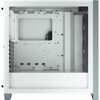 Corsair  iCUE 4000X RGB White Mid Tower Gaming Case - White USB 3.0 Image