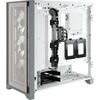 Corsair CC-9011205-WW iCUE 4000X RGB White Mid Tower Gaming Case - White USB 3.0 - EX DISPLAY REDUCED Image