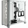 Corsair  iCUE 4000X RGB White Mid Tower Gaming Case - White USB 3.0 Image