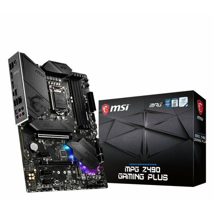 MSI MPG Z490 GAMING PLUS (SOCKET LGA 1200) DDR4 ATX MOTHERBOARD