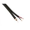 Generic  1M BNC Shotgun Cable For CCTV Cameras - Black - (sold by the meter) Image
