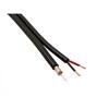 Generic  1M BNC Shotgun Cable For CCTV Cameras - Black - (sold by the meter) Image