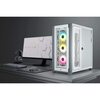 Corsair Icue 5000X RGB Gaming Case With 4X Tempered Glass Panels, E-Atx, 3 X Airguide RGB Fans, Lighting Node Core Included, USB-C, White Image
