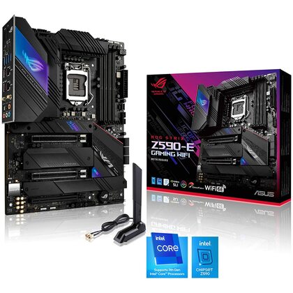 ASUS  ASUS ROG STRIX Z590-E GAMING WIFI ATX Motherboard - LGA1200 Socket 10th