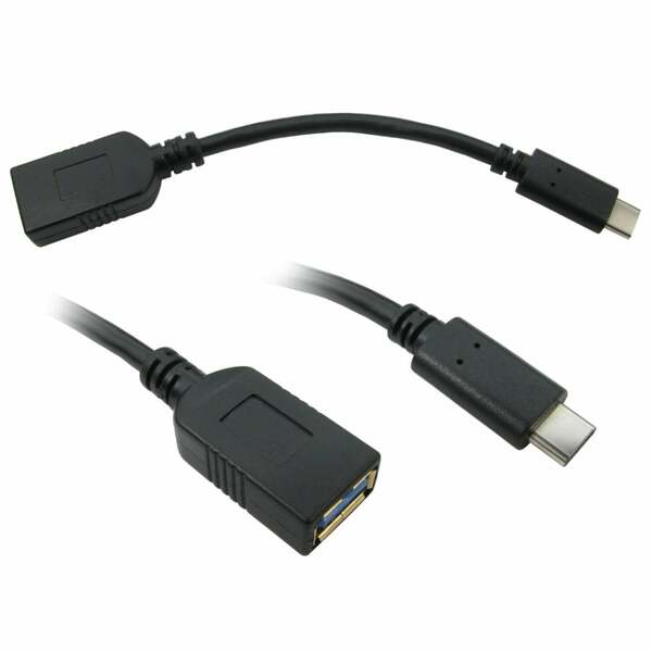 Generic  15cm USB 3.0 Type C (M) to Type A (F) Cable 15CM