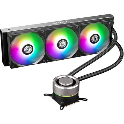 Lian Li GALAHAD AIO 360 RGB BK Galahad 360mm High Performance RGB CPU Water Cooler - Black