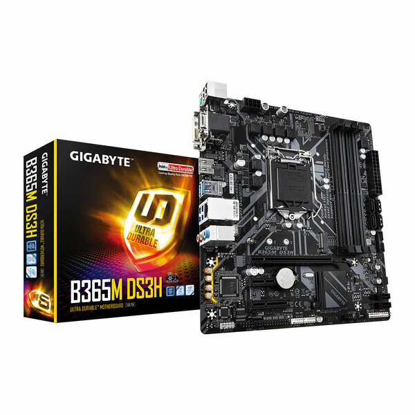 Gigabyte  Intel B365 Coffee Lake Micro ATX Motherboard - Coffeelake CPUs only