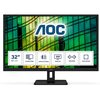 Aoc Q32E2N 31.5 Inch QHD Monitor, 75Hz, 4ms, IPS, Speakers, FlickerFree, LowBlue Light (2560x1-440 @ 75hz) - HDMI / Display Port Image