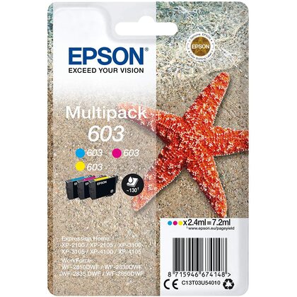 EPSON  Epson 603 Black Ink Cartridge (Original) 3.4ml 150pg yeild