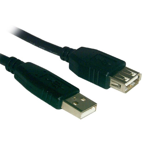Generic  5Mtr USB2.0 Cable A Plug To A Male To A Female Extension Cable  - (BLUE)