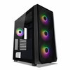 Tecware  FORGE L ARGB -  ATX Tower Black - TG Side Pannel - WITH ARGB FANS Image