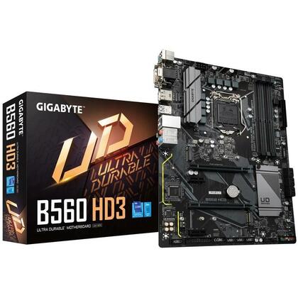 Gigabyte  Intel B560 HD3 Intel Socket 1200 ATX Motherboard (Intel 10th and 11th Gen CPUs)
