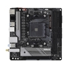 ASROCK  AMD Socket AM4 Mini ITX HDMI/DisplayPort USB 3.2 Gen1 M.2 WiFi Motherboard Image