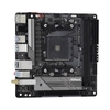 ASROCK  AMD Socket AM4 Mini ITX HDMI/DisplayPort USB 3.2 Gen1 M.2 WiFi Motherboard Image