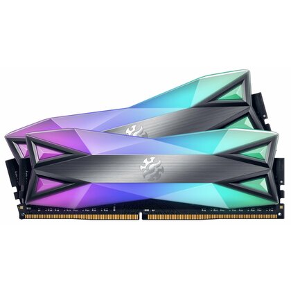 XPG  32GB (2 x 16GB), DDR4, 3600MHz (PC4-28800), CL18, XMP 2.0, DIMM Memory, spectrix - Tungston grey
