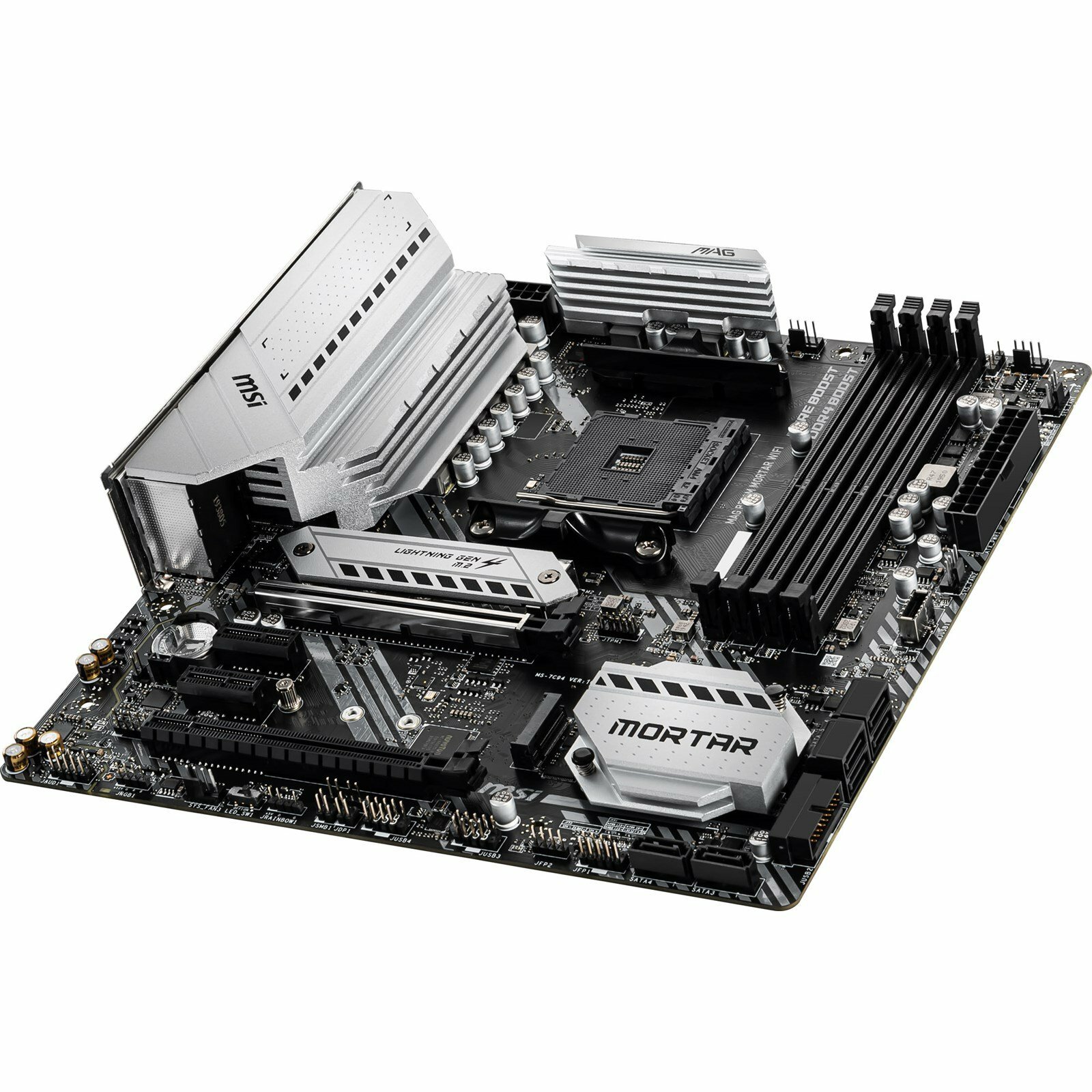 MSI Mag B550M Mortar WiFi AMD Socket AM4 Micro ATX Motherboard Falcon