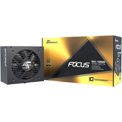 Seasonic  FOCUS GX 1000 Watt Full Modular 80+ Gold PSU/Power Supply