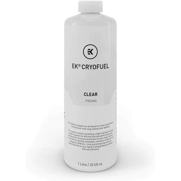 EK  Ek-Cryofuel CLear 1L Premix Watercooling Fluid - 1 Litre