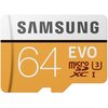 Samsung  EVO 64GB 4K Ready MicroSDXC Memory Card UHS-I U3 with SD Adaptor Image