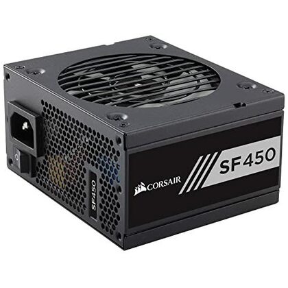 Corsair  450W High Performance SFX SF450 PSU, Rifle Bearing Fan, Fully Modular, 80+ Gold Rated