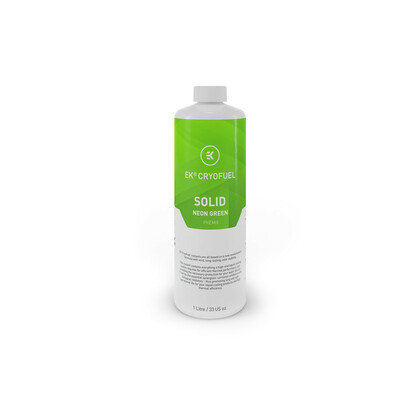 EK  Ek-Cryofuel solid Neon Green - 1L Premix Watercooling Fluid - 1 Litre