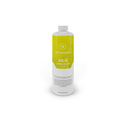 EK EK-CRYOFUE-LY Ek-CryofuelSolid Laguna Yellow 1L Premix Watercooling Fluid - 1 Litre