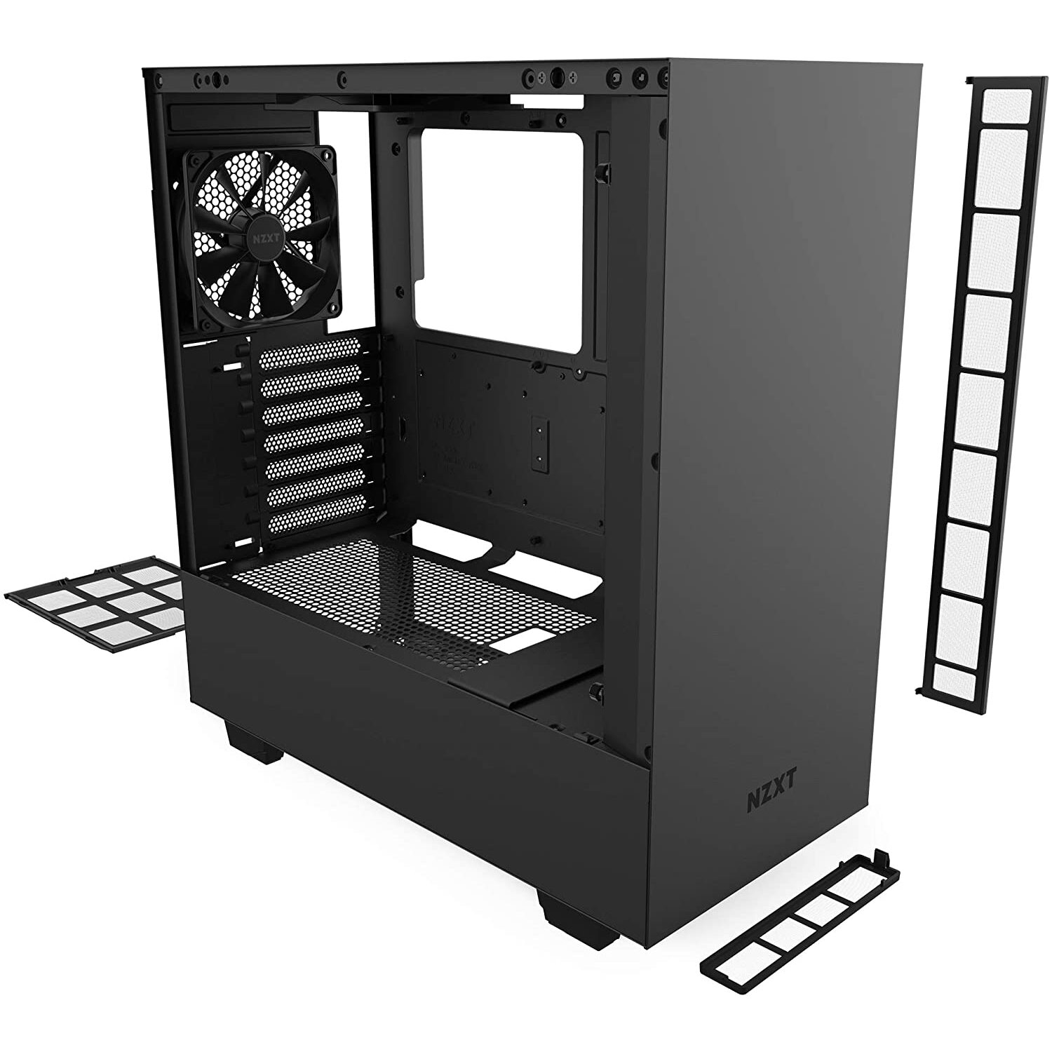 NZXT H511 Mid Tower Gaming PC Case, ATX, Tempered Glass Panel, 2x USB 3