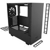NZXT CA-H511B-B1 H511 Mid Tower Gaming PC Case, ATX, Tempered Glass Panel, 2x USB 3,  2x 120mm Fan - Matte Black Edition  ( H510 replacment ) Image