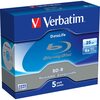Verbatim  5x Pack 25Gb 6 Speed Blank Blu-Ray discs (Jewelcase) Image