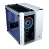 Corsair CC-9011137-WW 280X (RGB Edition) Crystal Tempered Glass Micro ATX PC Case - White Image