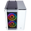 Corsair CC-9011137-WW 280X (RGB Edition) Crystal Tempered Glass Micro ATX PC Case - White Image