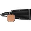 Corsair  Hydro H100X 240mm Liquid CPU Cooler, 2 x 12cm PWM Fans, LED Pump Head Image