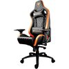 Cougar  Armor S Royal Gaming Chair with Reclining and Height Adjustment (Black and Orange) Image