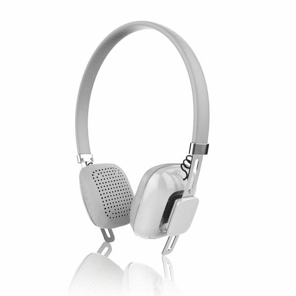 Psyc  Bluetooth Stylish On Ear Rechargable Headphones with built in Mic - White Edition