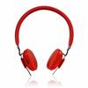 Psyc  Bluetooth Stylish On Ear Rechargable Headphones with built in Mic - Red Edition Image
