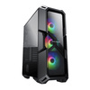 Cougar  Glass Fronted RGB Gaming Case - Black Tempered Glass Window, 3x RGB Fans Image