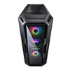 Cougar  Glass Fronted RGB Gaming Case - Black Tempered Glass Window, 3x RGB Fans Image