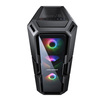 Cougar  Glass Fronted RGB Gaming Case - Black Tempered Glass Window, 3x RGB Fans Image