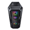 Cougar  Mesh Fronted RGB Gaming Case - Black Tempered Glass Window, 3x RGB Fans Image