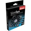 Akasa  120mm PC Slimline Fan, 4-pin, 15 mm, Black Image