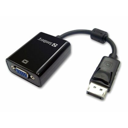 Sandberg  DisplayPort Male to VGA Female Converter Cable, 20cm