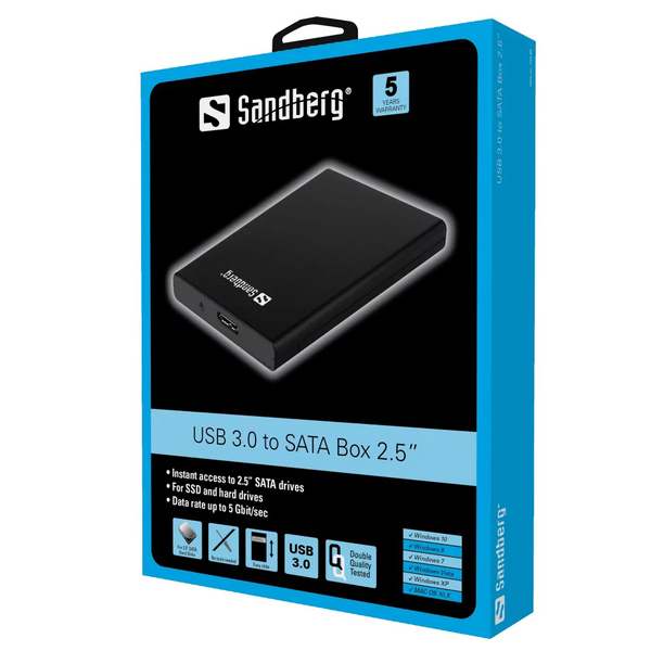Sandberg  2.5 Inch USB2.0 Enclosure (SATA)
