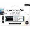 Team Group  MP33 PRO 1TB M.2 PCIe 2280 NVMe 1.3 Internal SSD, Up to 2100MB/s Gen3x4 Solid State Drive Image