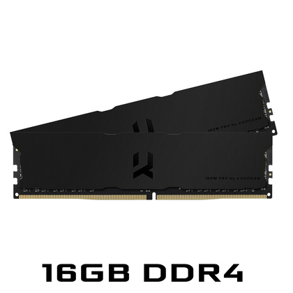 Goodram IRP-K3600D4V64L18S/16GDC IRDM PRO DDR4 PRO 16Gb Memory Kit (2 X 8Gb), DDR4, 3600Mhz  (PC4-28800)  CL18-22-22