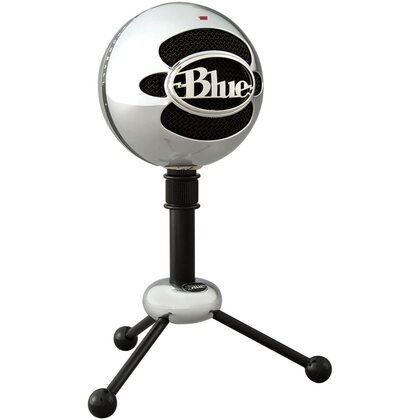 Blue Microphones  Snowball USB Microphone, Studio-Quality, for PC and Mac - Silver